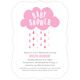Pink Cloud Shower Invitations Image 3 of 6